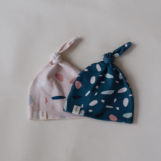 czapeczka newborn terazzo